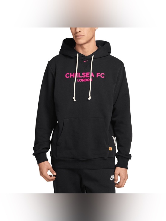 Nike Other - Nike Chelsea FC Soccer Black/Pink Standard Issue Performance Pullover Hoodie